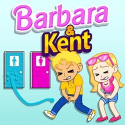Barbara & Kent Draw, and dive into the best restroom rush yet, Barbara & Kent – where ultimate relief is the final goal!