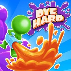 Dive into Dye Hard! Paint the arena, splash your rivals, and conquer the battlefield in this fast-paced color shooter!