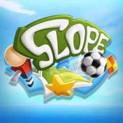 Slope Roll your football through endless amounts of goals in Slope!